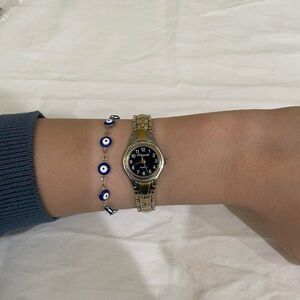 Vintage Watch with Black Face ✨